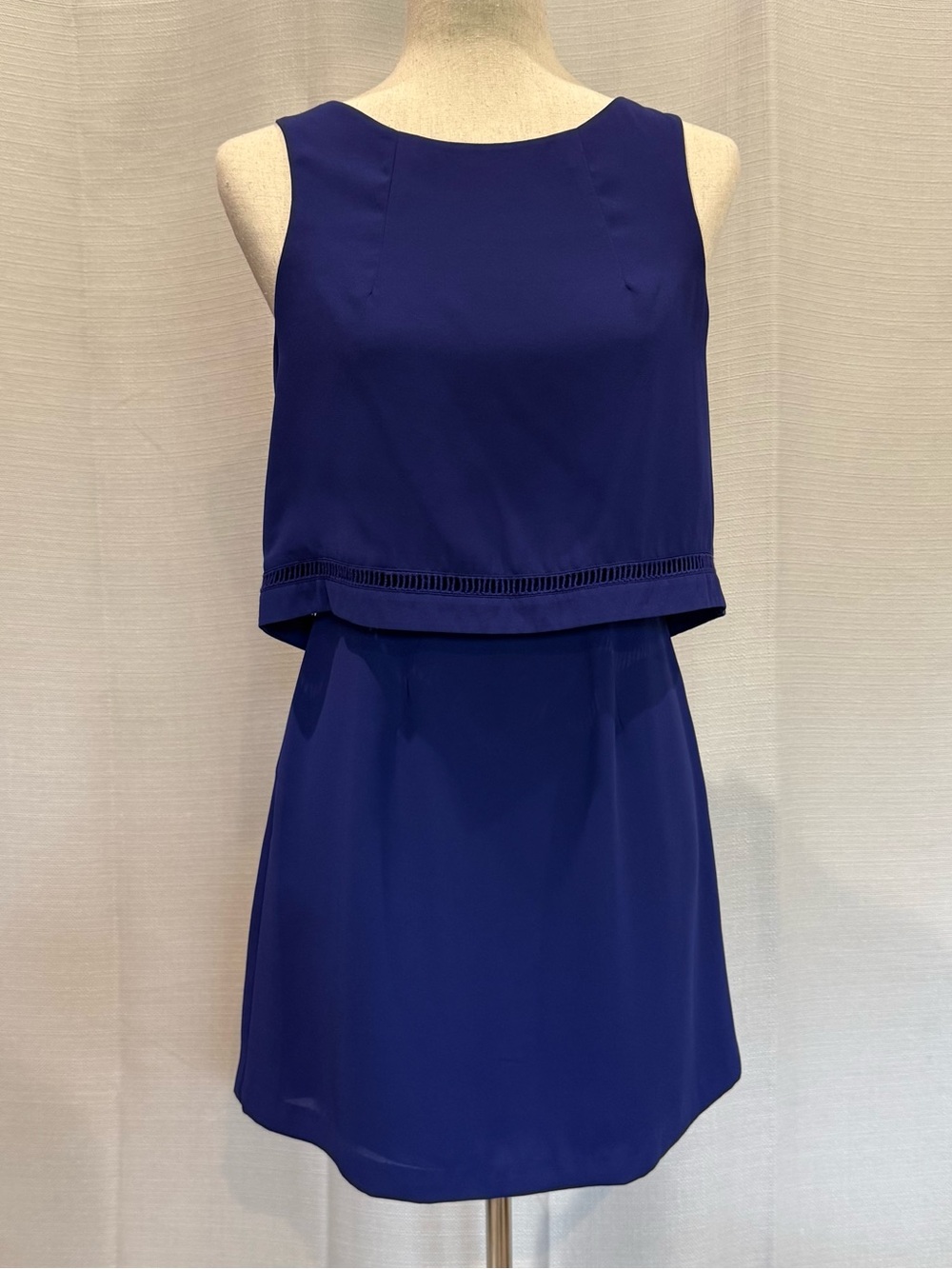 1.State Blue Sleeveless Dress - Small